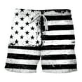 Mens Biker Shorts, Mens Independence Day Digital 3D Printing Fashion