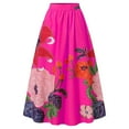 thumbnail image 4 of ZICTH Maxi Skirts for Women with Pockets Long Midi Length Casual Skirt for Beach Party Holiday, 4 of 4