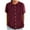 Wine, variant on Fmbrln Womens Summer Linen Short Sleeve Tops Fashion V Neck Solid Color Shirts with Frill Casual Loose Comfy Tees Blouse
