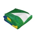 thumbnail image 2 of Throw Blanket Brazil Flag Soft Cozy Fleece Flannel Blanket Home Decor for Couch Sofa Bed 60"x50", 2 of 7