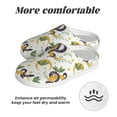 thumbnail image 6 of KLL Snake And Moon Pattern Adult Unisex Cozy Slippers,Fuzzy Slip-on Slippers TPR Sole Slippers Comfort Plush Home Footwear for Indoor & Outdoor-8, 6 of 7