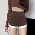 thumbnail image 1 of Women Casual Tight Shorts High Waist Running Gym Pants Sport Yoga Outwear Short, 1 of 8