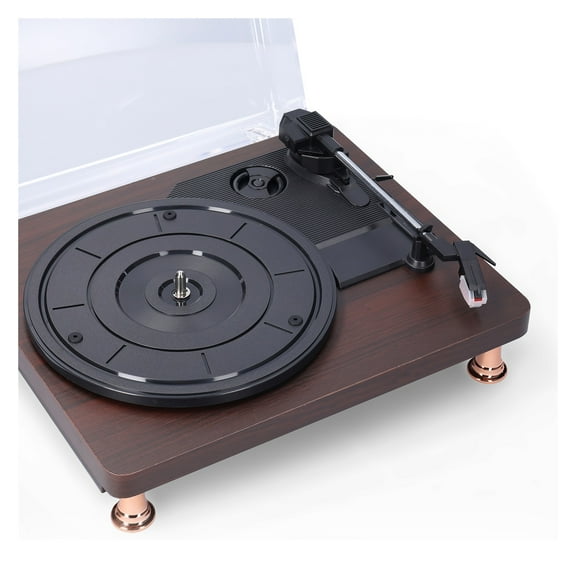 Retro Vinyl Record Player Newest Record Player With Dustproof Cover 33/45/78RPM Classic Nostalgic Style Record Player ,Perfect Gift