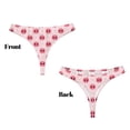 thumbnail image 3 of Balery Pig Noses Tangas de Algodón para Mujer con Estampado – Ropa Interior Sexy, Transpirable, G-string-Small, 3 of 6