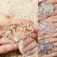 thumbnail image 2 of 1 Box Nail Decoration Irregular Shape Shiny Visual Effect Vivid Color Sparkling Wide Application Decorative Resin Colorful DIY Nail Charms Decors Manicure Gadget Nail Supplies, 2 of 8