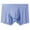 Light Blue, variant on KIHOUT Men's Boxer Brief, Waistband Soft Breathable Stretch Ice Silk Underwear, Assorted Multi Color