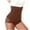 Coffee, variant on High Waisted Shapewear Panties for Women Seamless Lace Butt Lifting Body Shaper Underwear Girdle Panty