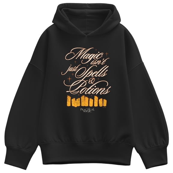 Practical Magic - Magic Isnt Spells & Potions Women's Oversized Fleece Hoodie Sweatshirt