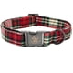 thumbnail image 1 of Collar para Perro Elegante Little Tail XL a Cuadros Rojos Ajustable 41-66 cm, 1 of 6
