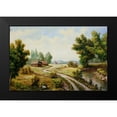 thumbnail image 2 of Vlagyislav, Najgyonov 24x17 Black Modern Framed Museum Art Print Titled - Selyskij Pejzaz, 2 of 5