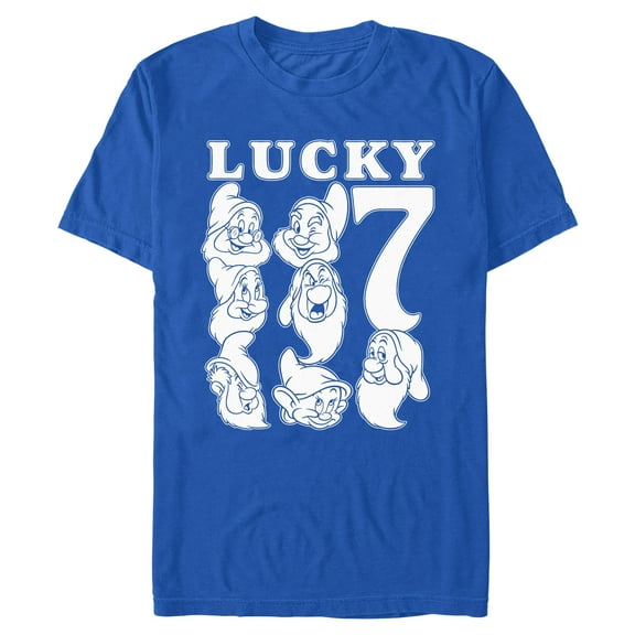Mens Snow White and the Seven Dwarfs Lucky Seven T Shirt