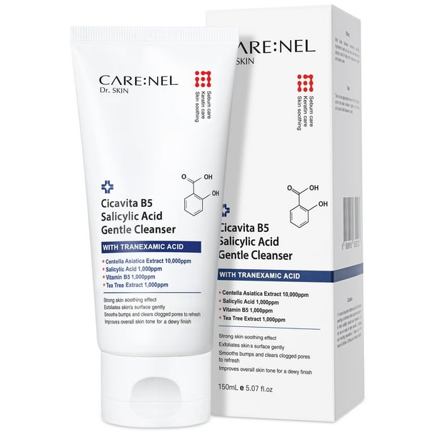 Limpiador facial CARE:NEL Jabón facial con ácido salicílico 150 ml