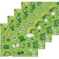 thumbnail image 2 of Coolnut St. Patrick's Day Clover Washcloths 6 Pack, Highly Absorbent Soft Cotton Fingertip Towels for Bathroom, Kitchen, Gym, Spa, Home Decor, 12 x 12 Inch Washcloth Gift, 2 of 7
