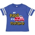 thumbnail image 3 of Inktastic My Papa is a Firefighter with Fire Truck Boys or Girls Toddler T-Shirt, 3 of 5