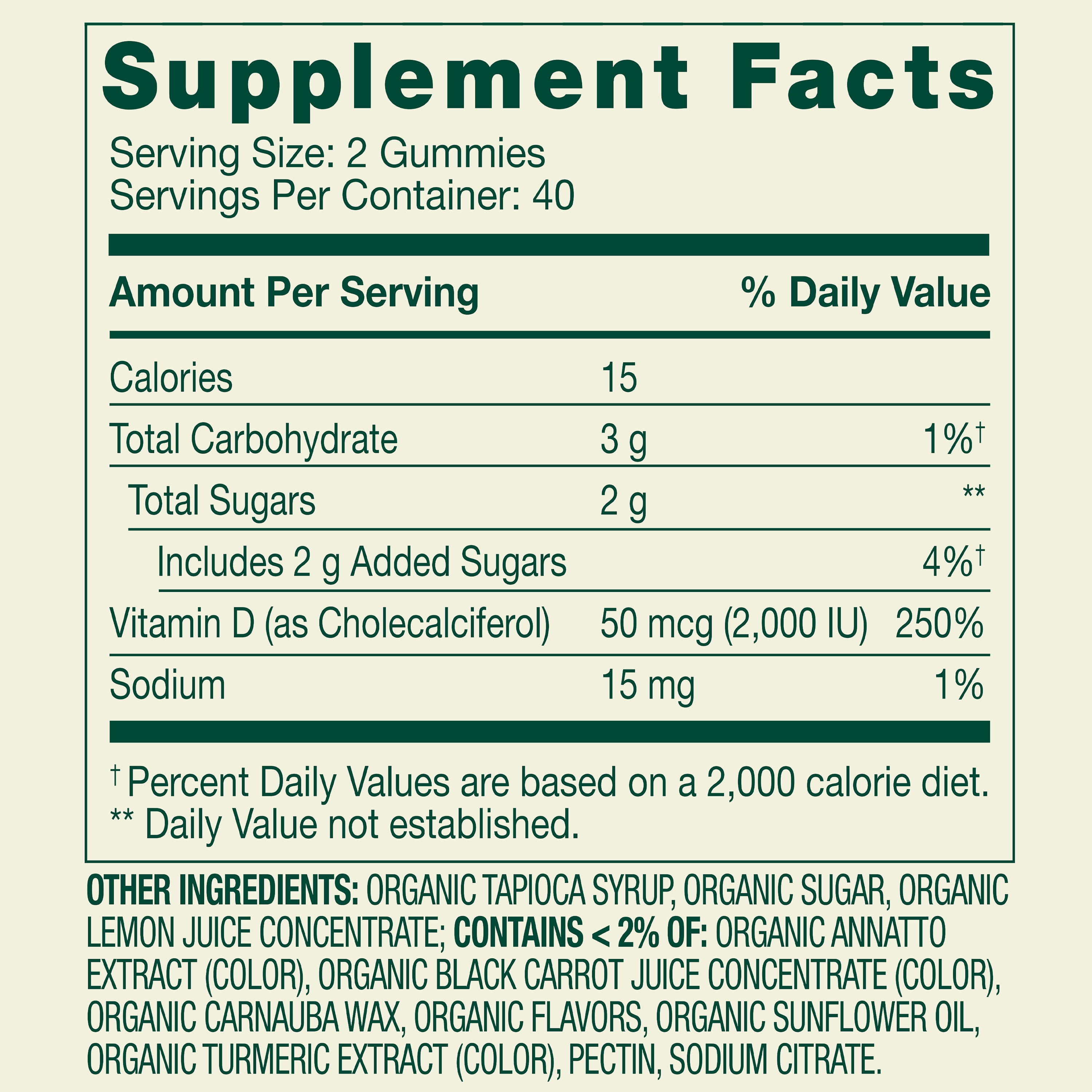 Spring Valley Vitamin D3 Gummies, 50 mcg (2000 IU), 80 Count, Supplement for Bone and Immune Health, Assorted Flavors