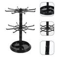 thumbnail image 3 of FENGGUIQU Rotating Jewelry Necklace Holder Display Stand with Keychain Organizer Rack for Necklace Storage and Display, 3 of 8