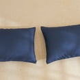 thumbnail image 2 of Move Over Navy Blue Pillowcases Queen, Zipper Closure Pillow Cover Set of 2, Microfiber Pillow Cases, 2 Pack, 2 of 7