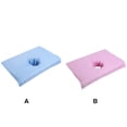 thumbnail image 3 of Billuyoard Algodón masaje cara agujero cubierta de un solo transpirable cosmético belleza cama toalla cojín reposacabezas ropa de cama almohadillas Juegos de cama Rosado Billuyoard HA065400-02, 3 of 6