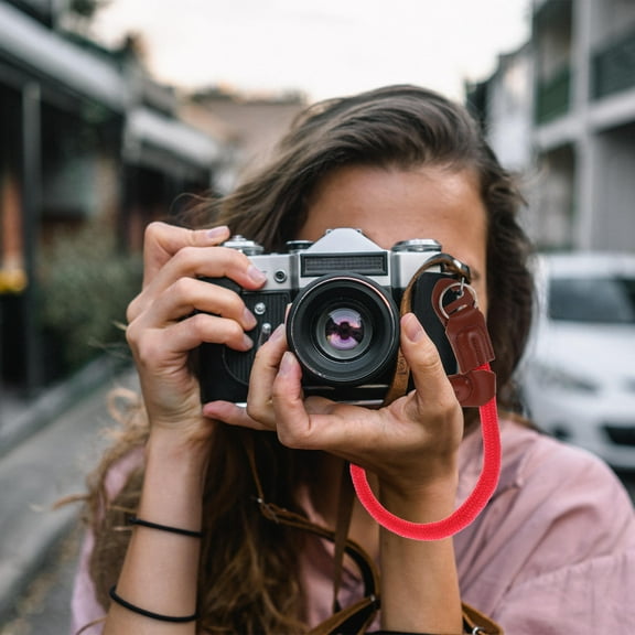 LOLIPPYY Quick Release Camera Wrist Strap for Action Cameras, Red Color, 1 Piece