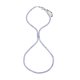 thumbnail image 1 of Moda cristal tobillera pie pierna pulsera decoración Bling para descalzo plata Yuyangstore Tobillera de tacón alto, 1 of 8