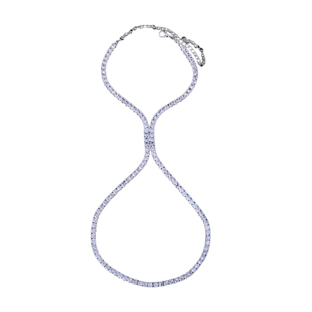 Moda cristal tobillera pie pierna pulsera decoración Bling para descalzo plata Yuyangstore Tobillera de tacón alto