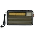 thumbnail image 1 of Small  Radio Speaker Vintage Retro Portable Solar Battery Operated for Outdoor Lighting Emergency, 1 of 7