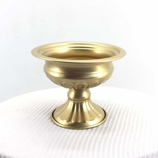 Florero decorativo, creativa, florero de plantas de interior, encimera, adorno de escritorio, escritorio, florero, , decoración Opción 1-Oro Colco Florero decorativo