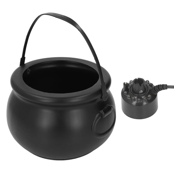 Cauldron Fog Machine Color Changing Fogger Atomizer 100240V Metal Plastic Spooky Metal Plastic Steel Metalware Metallic Wastebaskets