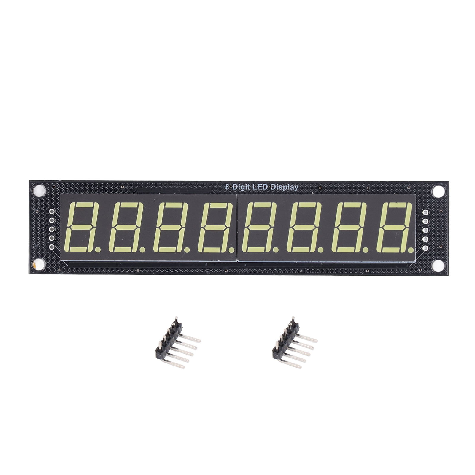 8 Digit Tube, 0.56in LED Segment Display 74HC595 Driver Individual Control Accurate Wiring With Pin Header For - Walmart.com
