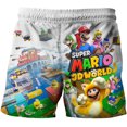 thumbnail image 1 of Mario Game Series Peripheral Shorts Pattern Boys' Beach Shorts-YOUYOU, 1 of 2