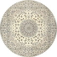thumbnail image 1 of Ahgly Company Machine Washable Indoor Round Traditional Rosy Pink Area Rugs, 4' Round, 1 of 7