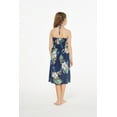 thumbnail image 2 of Girl Hawaiian Halter Dress in Pineapple Garden Navy Size 12, 2 of 5