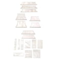 thumbnail image 1 of 17 Piezas De Material De Incrustación DIY Diapasón En Para Guitara Para Principiantes Producción Instrumentos Musicales, 1 of 9