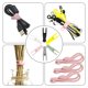 thumbnail image 5 of Paquete de 24 Bridas para Cables Reutilizables, Correas Ajustables Silicona para Cables de 4,2 Pulgadas, Organizador de Cables, Envoltura de Cable y Bucle Gancho (Paquete de 24), 5 of 8