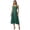 Bottle Green, variant on Moomaya Women’s Cotton Corset Midi Dress | Square Neck Fit & Flare Dress with Back Tie-Up & Gathered Skirt | Vintage Style for Casual, Brunch & Vacation