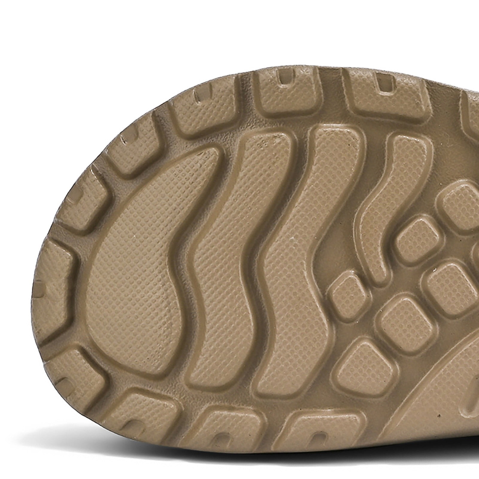 Mepaouo Men's Women's Non Slip Work Shoes Oil Water Resistant Chef Shoes Clogs for Food Service(Khaki,7)