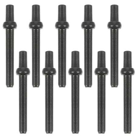 TELOLY Black Iron Cribbage Pegs for Decoration and Sturdy Game Playing Supplies 100Pcs