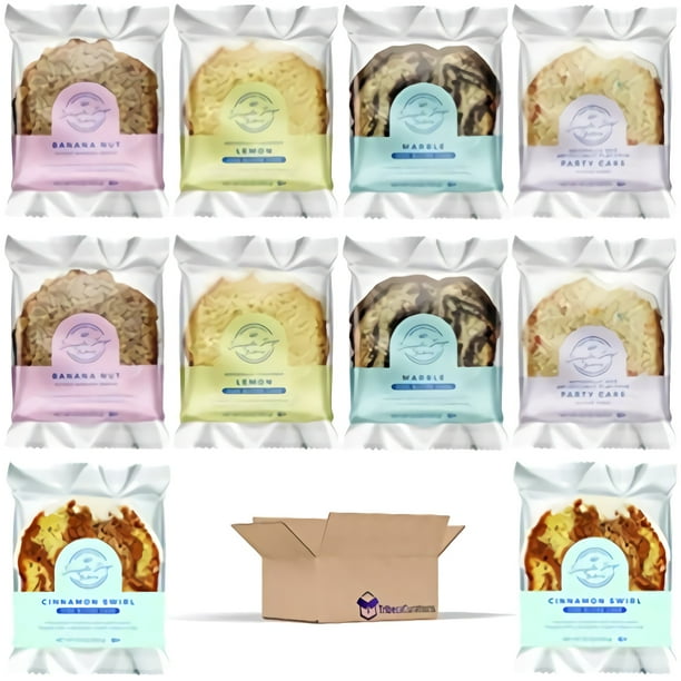Sliced Cake Variety Individually Wrapped by Simple Joys 5 Flavors