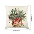 thumbnail image 3 of Christmas Pillow Cover Holiday Decoration Sofa Decoration Linen Pillow Home Sofa Holiday Decoration Pillow Cover, 3 of 6