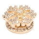 thumbnail image 1 of Decoración de uñas giratoria, elegante y hermosa forma de copo de nieve, decoración artística de uñas navideña 3D para salón de casa, 1 of 8