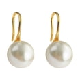 thumbnail image 6 of Faty-T 925 Sterling Silver Hoop Handpicked White Freshwater Cultured Pearl Dangle Drop Earrings Jewelry for Women, 6 of 8