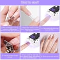 thumbnail image 5 of Lámpara UV para uñas, lámpara LED UV portátil para uñas con temporizador, pantalla LCD y temporizador de 60/90 segundos, secador de esmalte de uñas recargable por USB de 5 W., 5 of 5