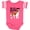Football Pink and White, variant on Inktastic My Big Brother is a Saint Bernard Boys or Girls Baby Bodysuit