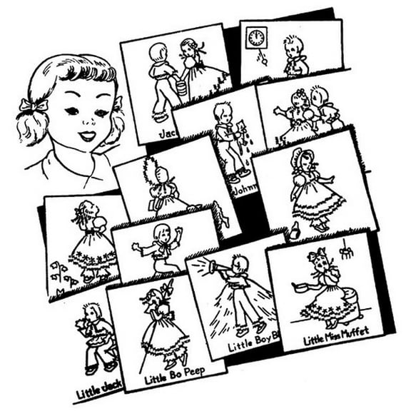 Aunt Martha's #3275 Nursery Rhymes