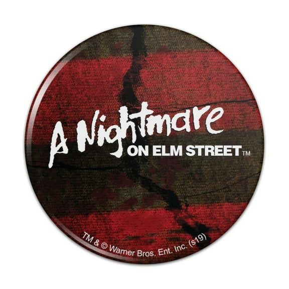 A Nightmare on Elm Street Logo Kitchen Refrigerator Locker Button Magnet