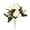 White, variant on Artificial Hydrangea Flowers Silk Bouquet Faux Hydrangea Floral with Stem Mixed Bush Flowers for Home Wedding Party Vase Spring Outdoor Garden Patio Table Centerpieces Decoration