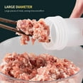 thumbnail image 5 of Sausage Stuffer - Homemade Manual Sausage Maker, Fast Meat Filling Machine, Food Grade Kitchen Sausage Stuffer Tool for Household Use (3 Stuffing Tubes), 5 of 7