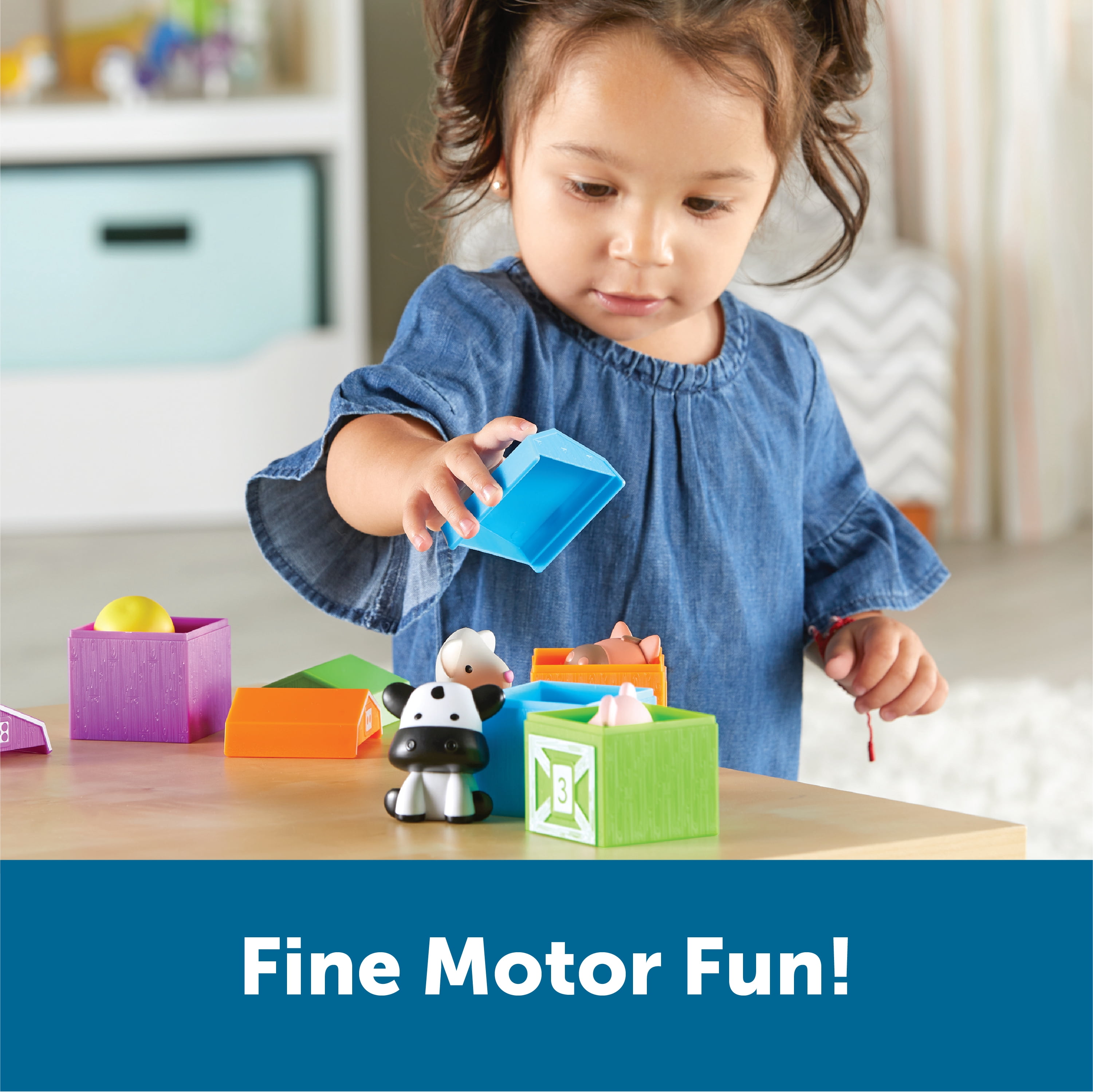 Learning Resources Peekaboo Learning Farm - Toddler Toys Activities, Ages 18 Months and Up
