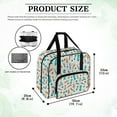 thumbnail image 6 of ZIATUBLE Sewing Tools Partten Portable Cover Tote Bag Dustproof Sewing Machine Carrying Case Easy to Clean Sewing Machine Travel Case Compatible with Most Standard Sewing Machines, 6 of 7