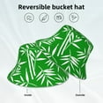 thumbnail image 2 of KLL Bamboo Bucket Hat for Women Men Packable Travel Beach Sun Hat Outdoor Rave Accessories Reflective Fisherman Cap, 2 of 7